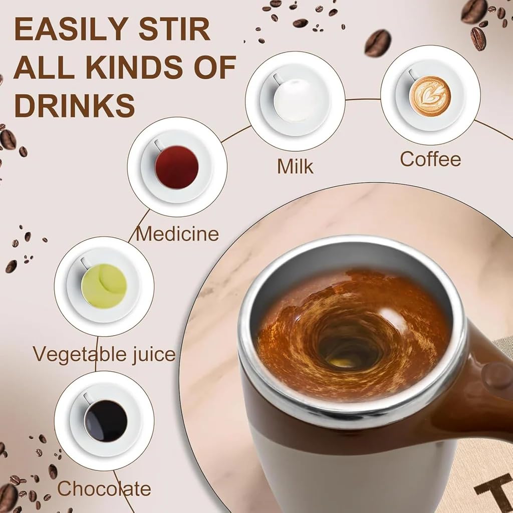 Automatic Magnetic Stirring Coffee Mug