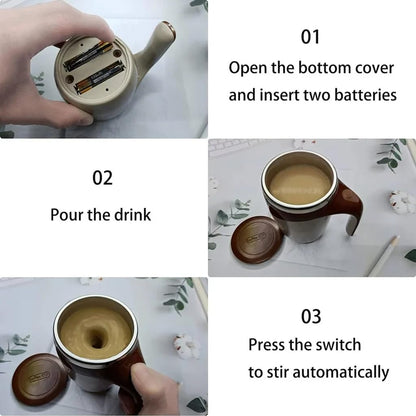 Automatic Magnetic Stirring Coffee Mug