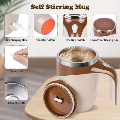 Automatic Magnetic Stirring Coffee Mug