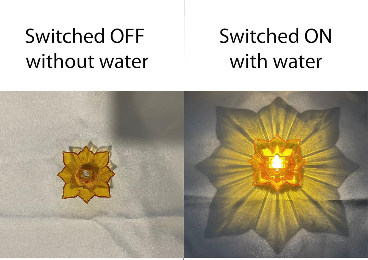🪔 Diwali Utsav™ LED Reflection Diya ||  Pack of 10 || Get 2 Diye Free